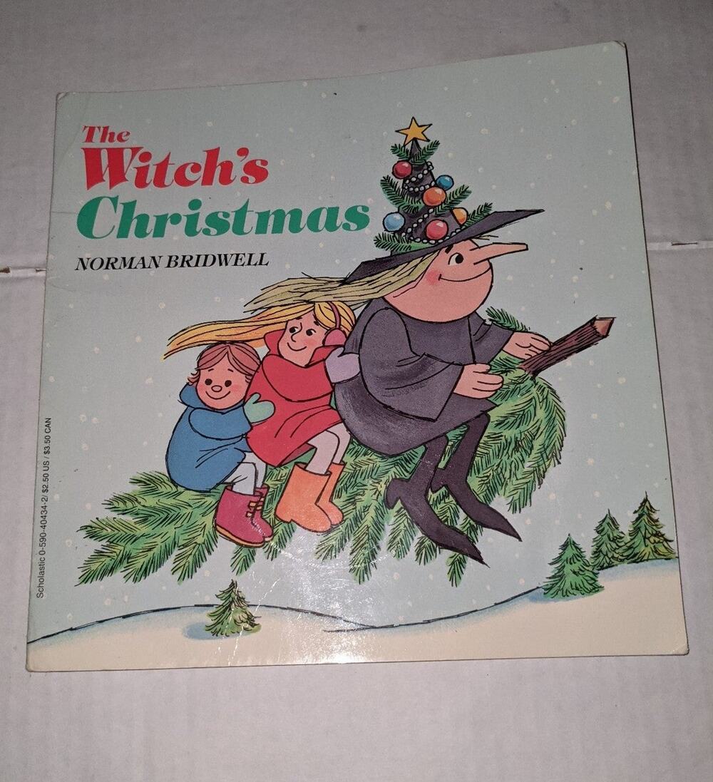 Vintage 1970 The Witch's Christmas PB Book Norman Bridwell Scholastic Rare